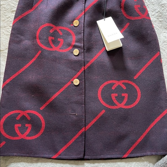 Gucci Interlocking G reversible wool skirt - Picture 8 of 12